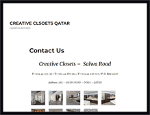 Tablet Screenshot of creativeclosets.me