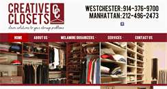 Desktop Screenshot of creativeclosets.info